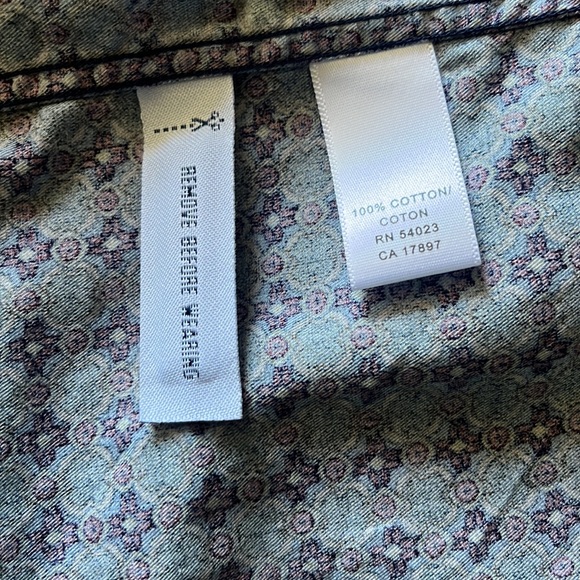 Vintage Button Down Dress Shirt with Cufflinks - Picture 7 of 9